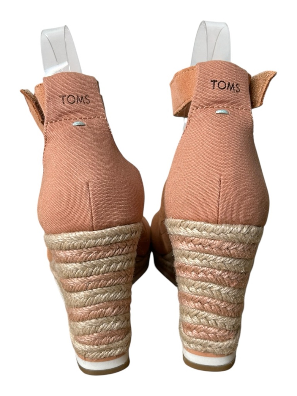 Tom's Marisol Sandal Wedges Sandy Beige Suede Size 7 NWT - Picture 5 of 11